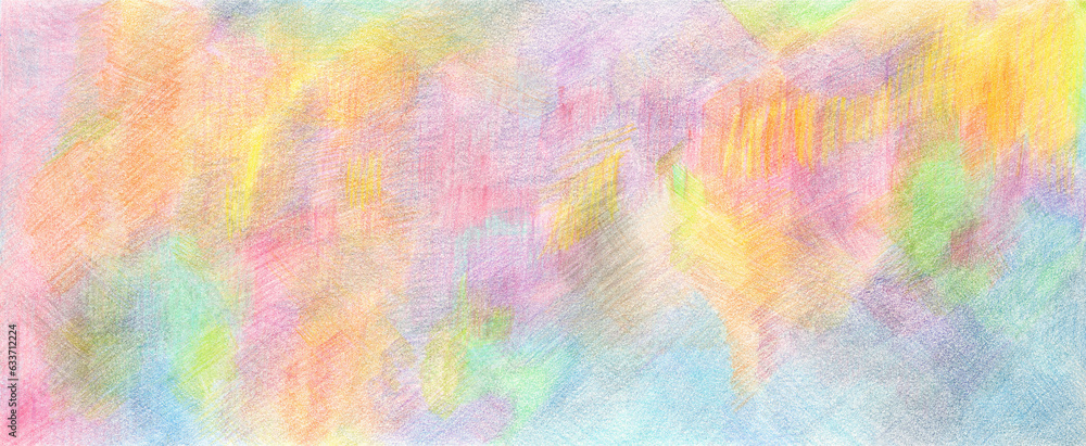 色鉛筆で手描きしたカラフルで綺麗な背景壁紙素材 色鉛筆で手描きしたカラフルで綺麗な背景壁紙素材