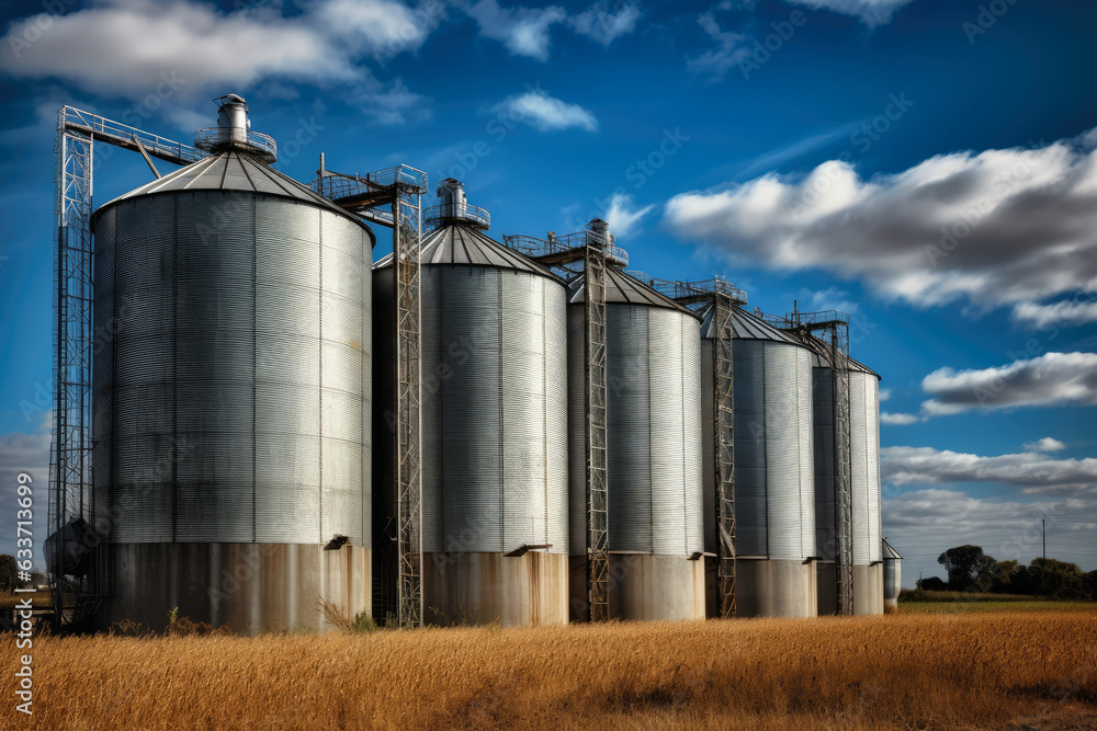 Silos in Contrast: The Intersection of Nature and Industry Silos in Contrast: The Intersection of Nature and Industry