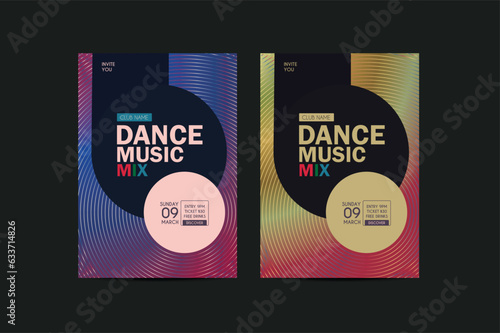 Dance Music Invitation Template