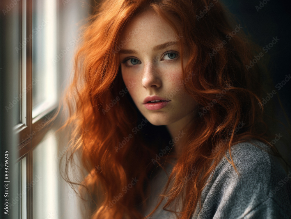 Tender portrait of a beautiful girl Tender portrait of a beautiful girl