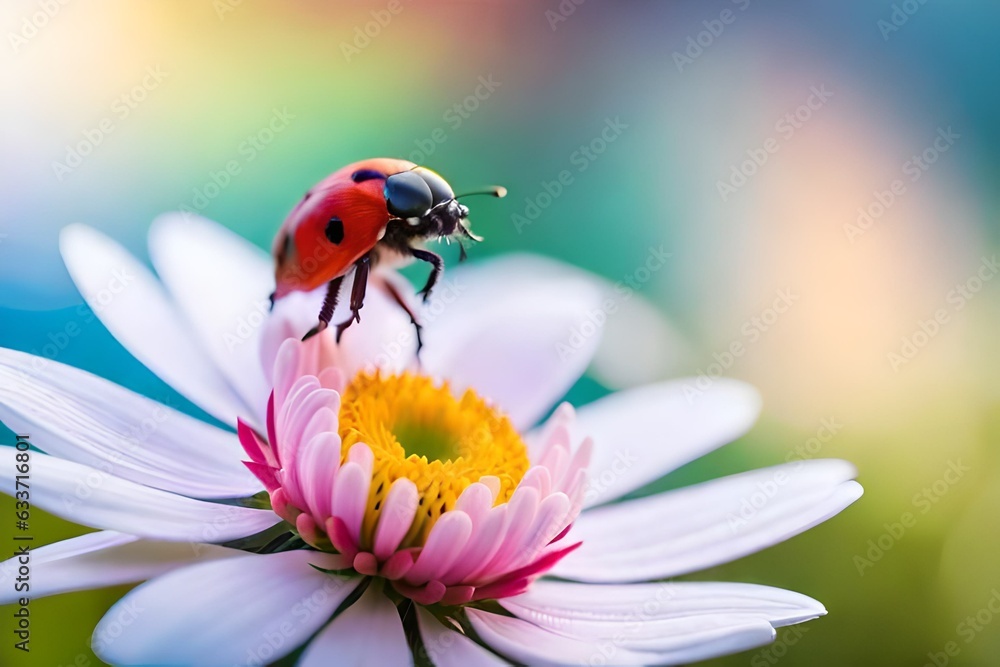 Fototapeta premium Beautiful pink flowers .AI generated