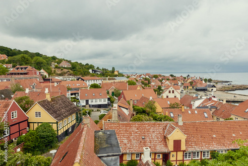 Obraz na plátně Bornholm Landschaft Stadt Godhjem