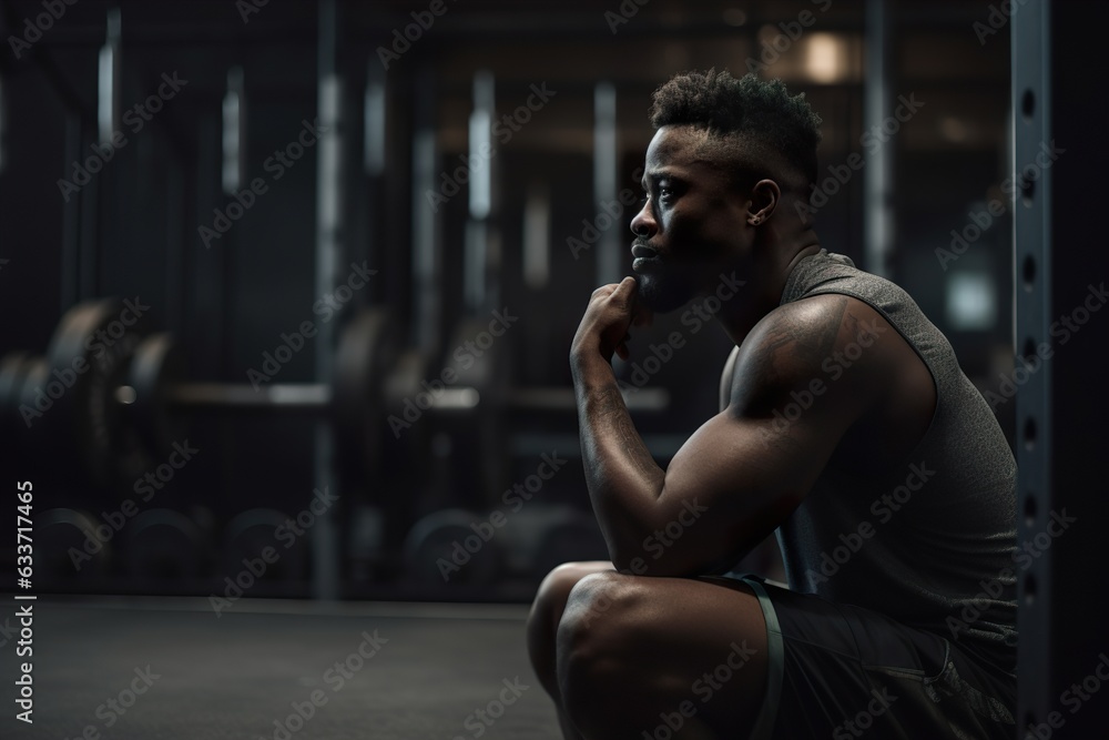 Healthy young male athlete doing fitness workout Healthy young male athlete doing fitness workout