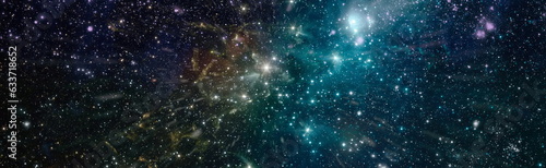 Galaxy somewhere in outer space. Cosmic wallpaper. Elements of this image furnished by NASA