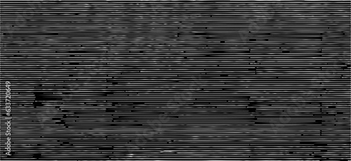 Monochrome texture composed of irregular graphic elements. Distressed uneven grunge background. Abstract vector illustration. Overlay for interesting effect and depth. Isolated on white background.