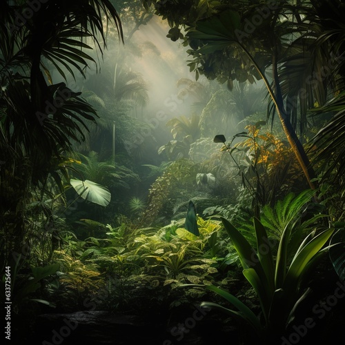 Versatility Amidst the Wilderness: Wild Forest and Panorama of Tropical  © Sargodarian