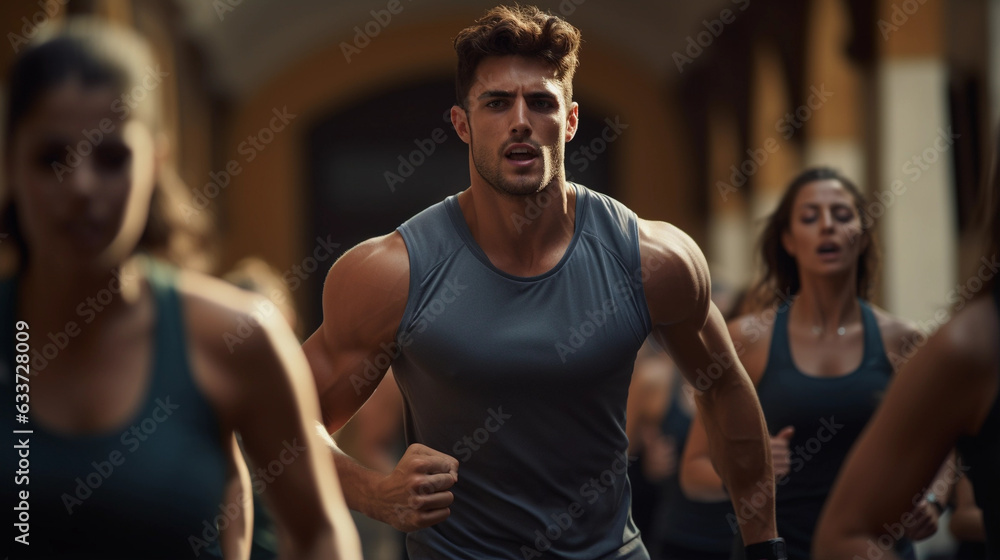 Fitness Enthusiasts Embracing the Challenge of Running Together Fitness Enthusiasts Embracing the Challenge of Running Together