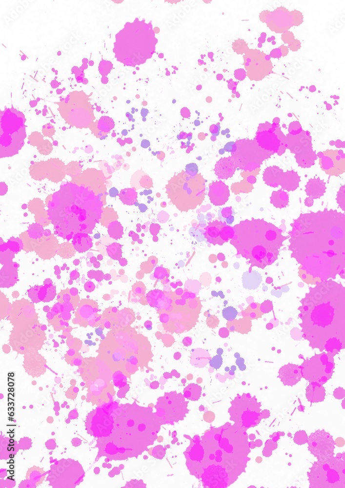 Pink and purple splashed background 