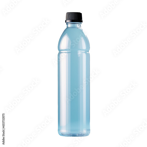 Grey water bottle made of plastic