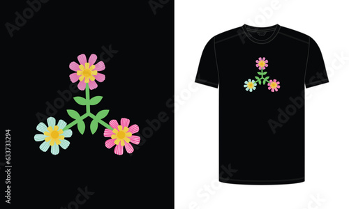 Doodles, typography t shirt design, colorful, flower, motivational, inspirational quotes t-shirt design, black, white t-shirt design