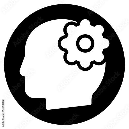 mind glyph icon