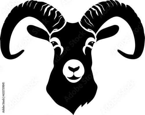 Tableau sur toile Bighorn Sheep icon