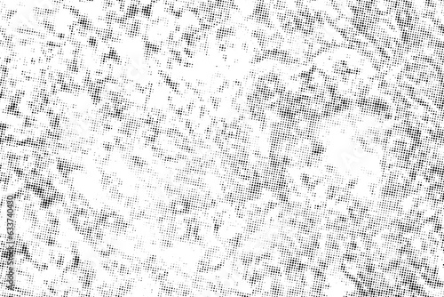 Vector pattern halftone texture effect on white background.