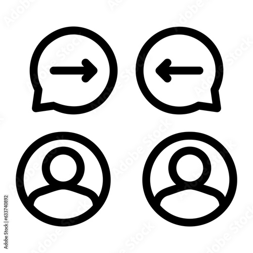 conflict line icon