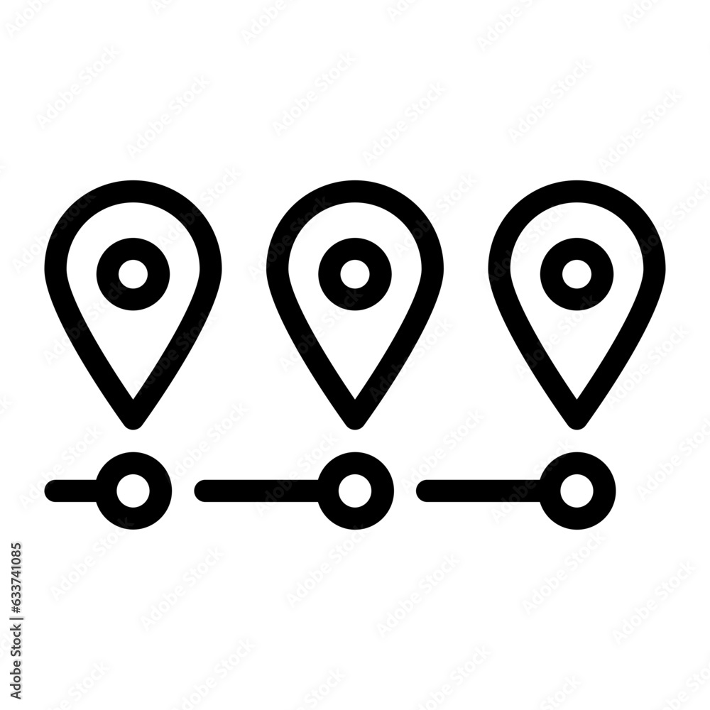 timeline line icon timeline line icon
