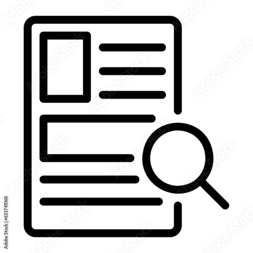 search line icon