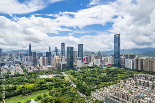 Cityscape of Shenzhen, China