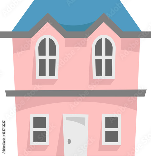 Cute House Illustration © Jeloart