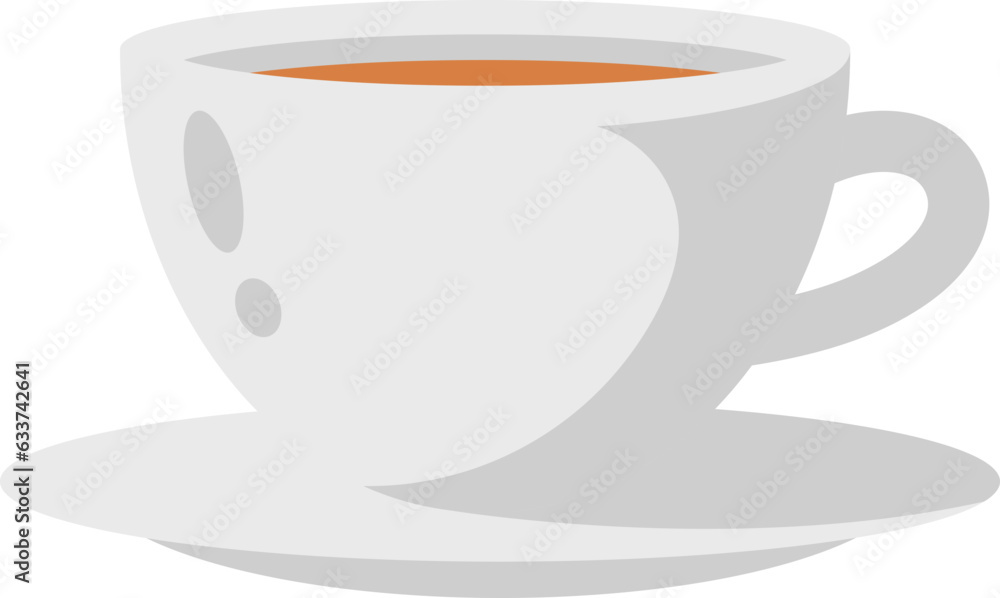 Simple a Cup of a Tea Illustration Simple a Cup of a Tea Illustration