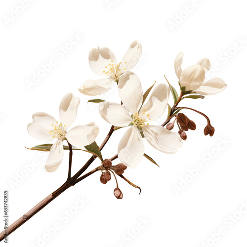 White flowers on the Woodoil Tree photo