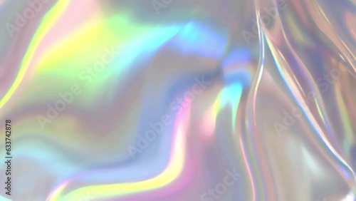 Soft Holographic Iridescent Animated Background