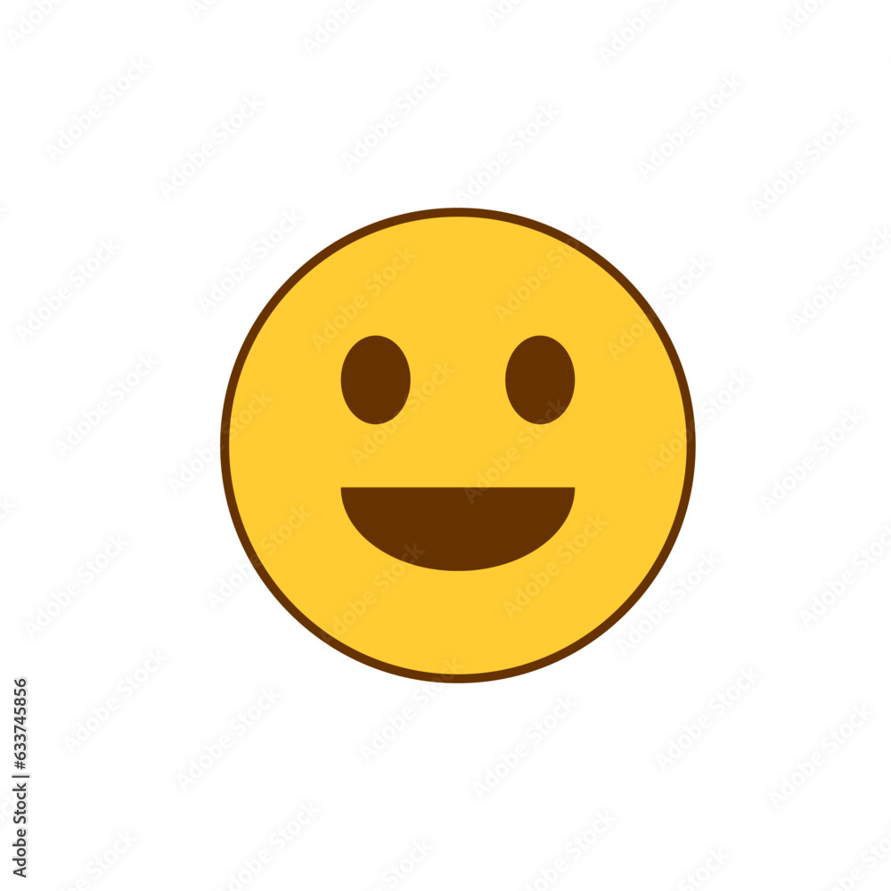Fototapeta premium emoticon icon design vector isolated