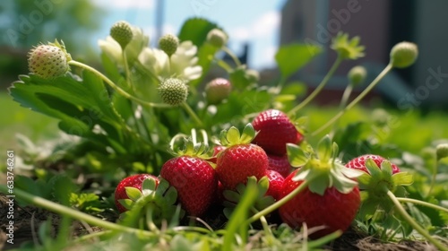 Countryside Canvas  Capturing the Essence of Strawberry Fields  generative ai