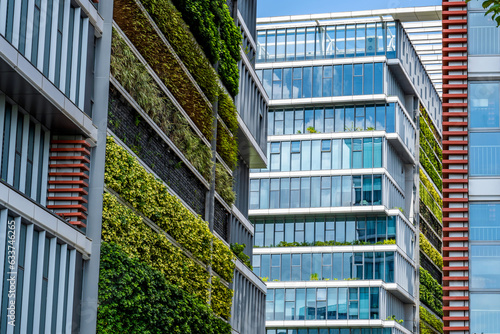 office green building full of plants