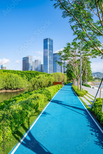Runway of Qianhai West Coast Park, Shenzhen, China © WR.LILI