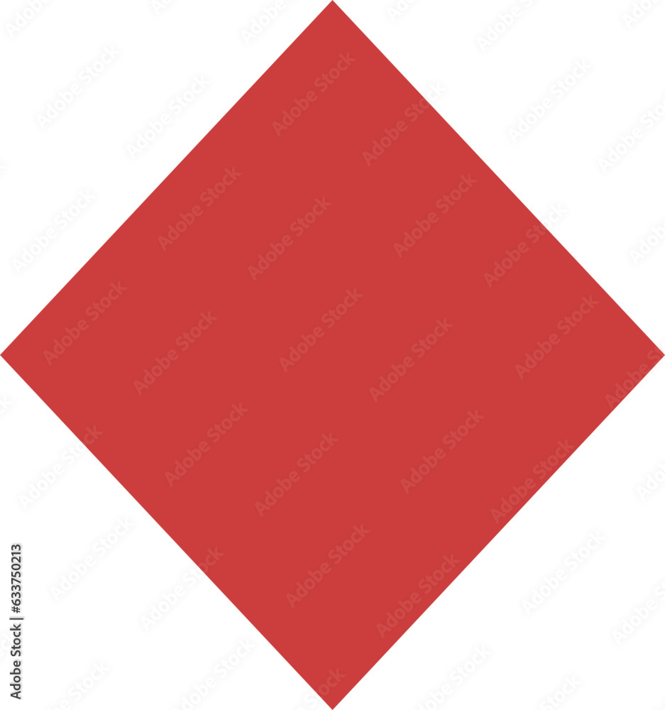Simple Diamond Card Symbol Illustration Simple Diamond Card Symbol Illustration