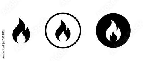 Fire icon set