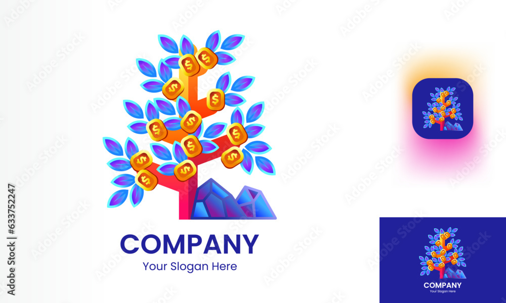 Financial investment logo suitable for your various business and design needs.