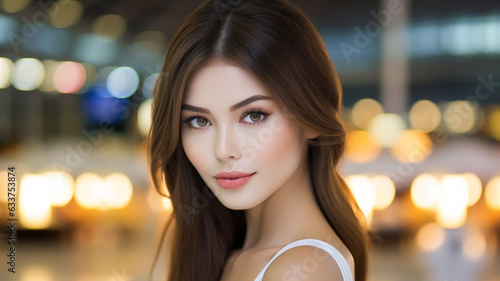 young adult slim asian or c...