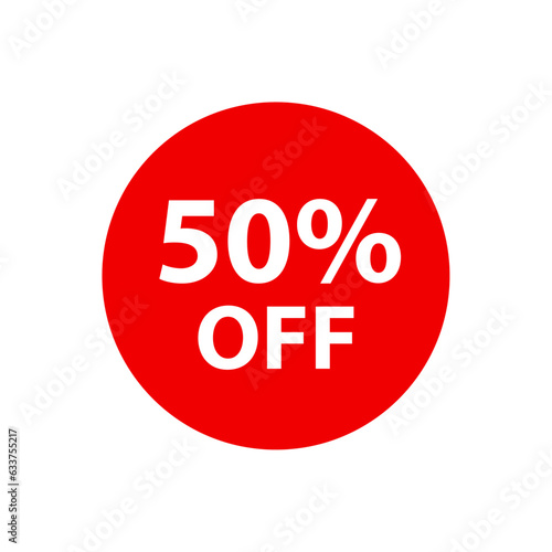50% off discount banner
