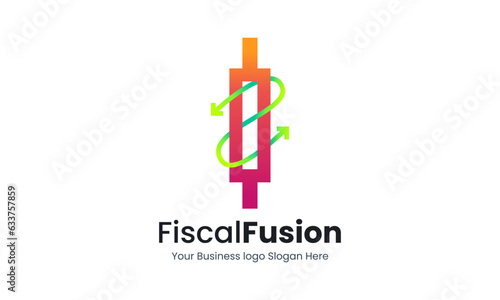 Financial Investment Logo, representing trading and financial growth in a creative way suitable for your graphic needs.