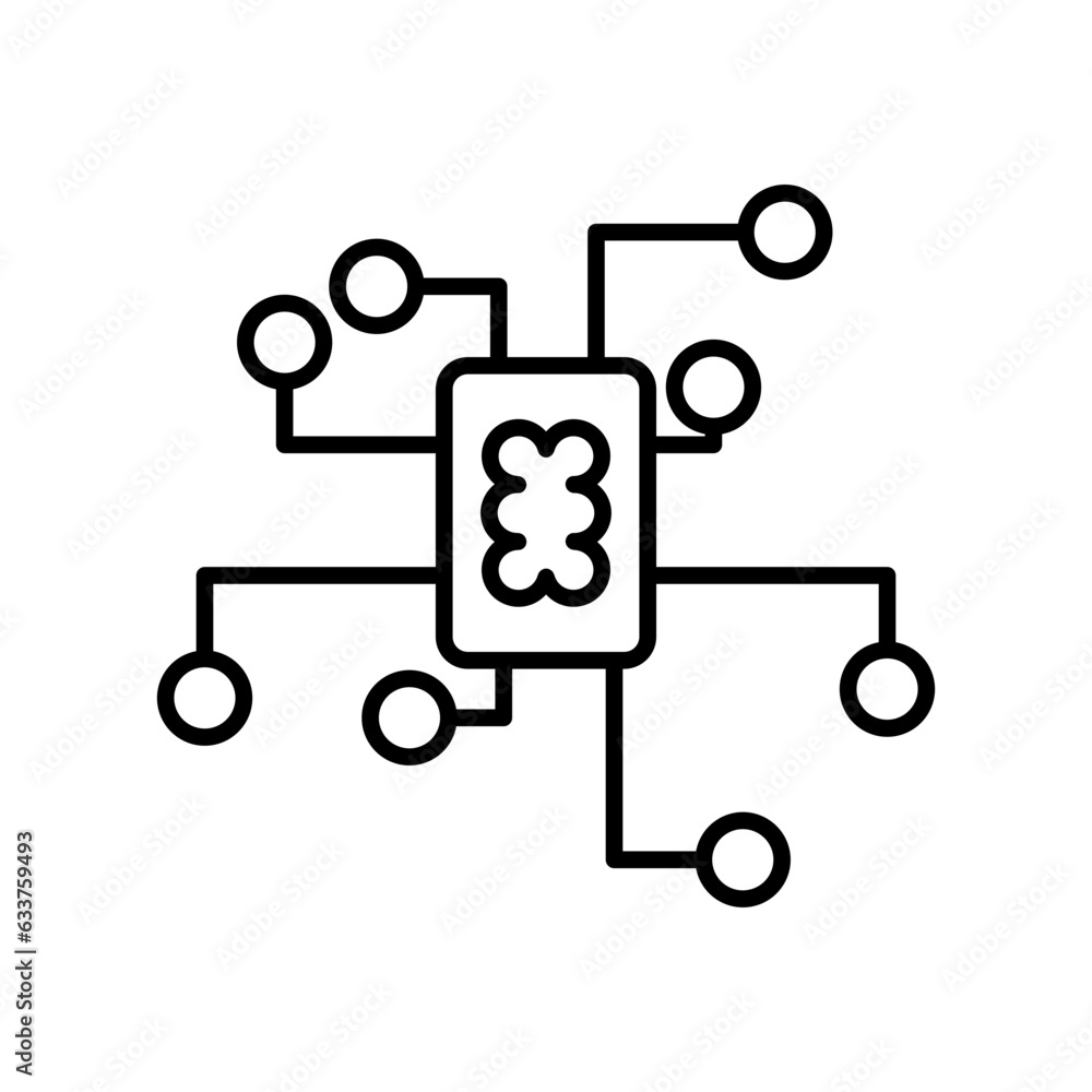 process line icon process line icon