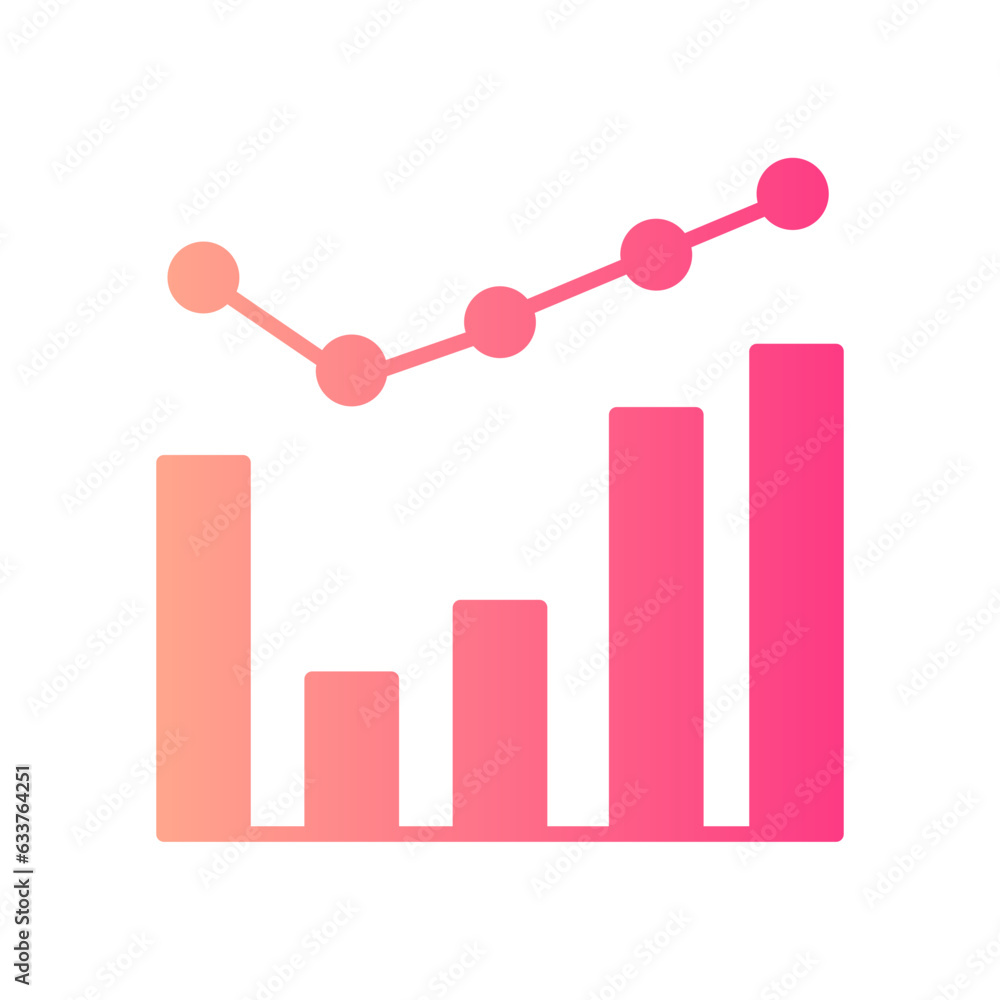 diagram gradient icon diagram gradient icon