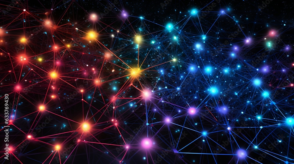 Neural Networks Creative Illustration. LLMs, Deep Learning, Gen AI, Modern Tech abstract background Neural Networks Creative Illustration. LLMs, Deep Learning, Gen AI, Modern Tech abstract background