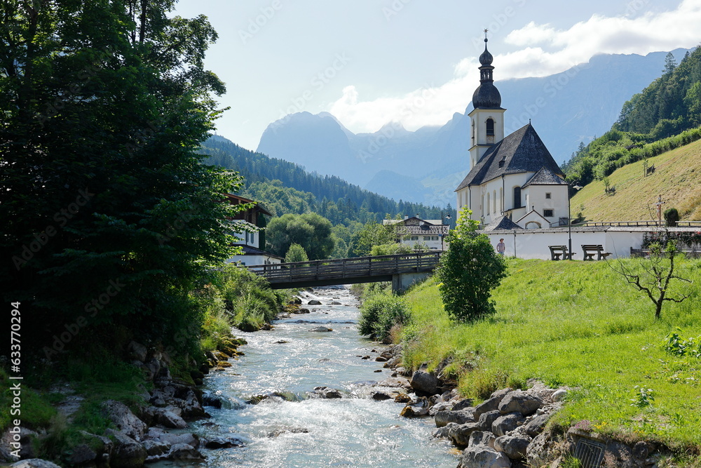 Kirche in Ramsau im Berchtesgadener Land Kirche in Ramsau im Berchtesgadener Land