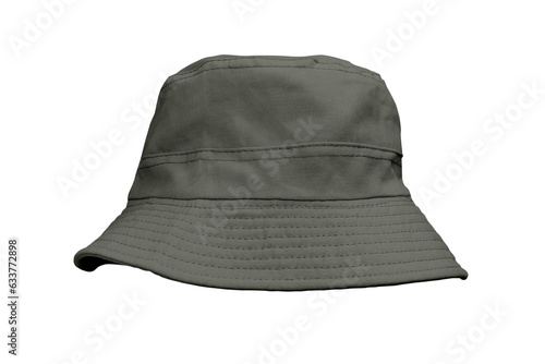 black bucket hat PNG transparent photo