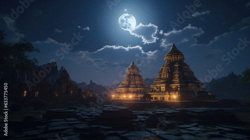 Temple at Night