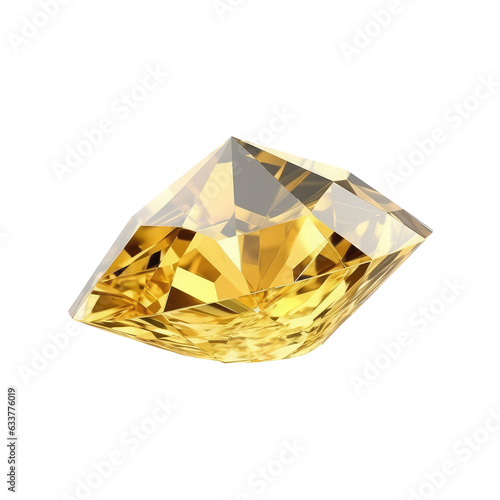 color diamond isolated on white