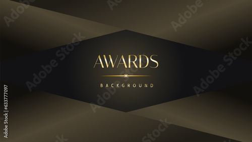 Black gold royal awards graphics background lines sparkle elegant shine modern glitter template luxury premium corporate abstract design.