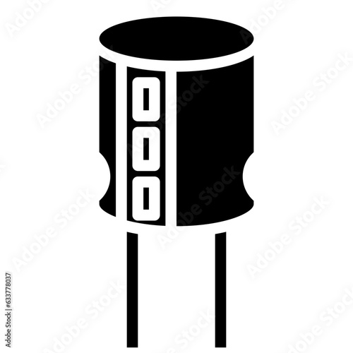 CAPACITOR line icon,linear,outline,graphic,illustration