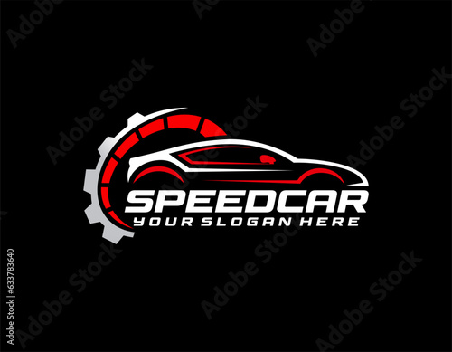 Sport Car Logo Design. Automotive, Car Showroom, Car Dealer Logo Design Vector