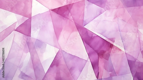 Abstract background with purple triangular shapes.