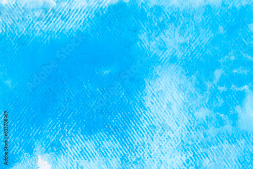 Blue abstract oil painted background, brush texture with copy space for design © Katerryna.R
