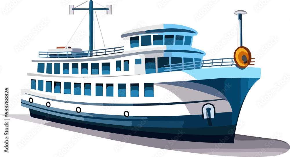 Obraz premium Ferry Boat illustration