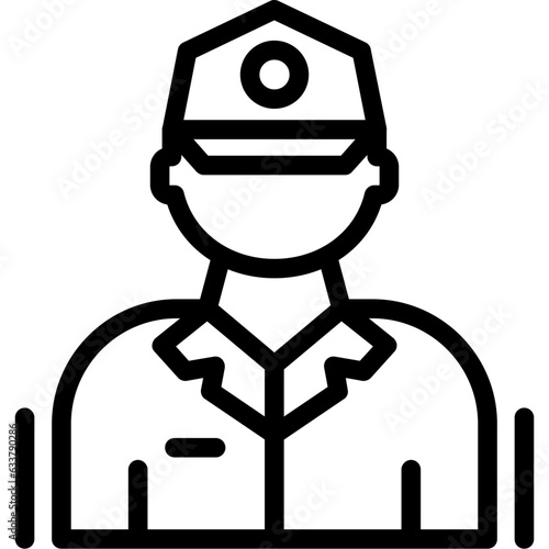 Parking warden Icon