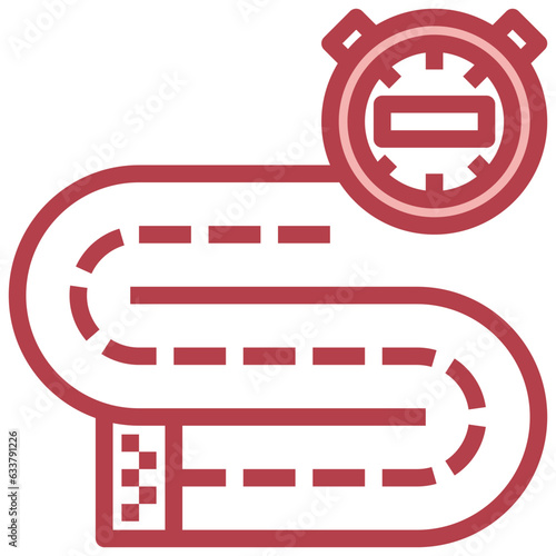 race track line icon,linear,outline,graphic,illustration